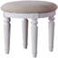 Ensemble de meuble-lavabo de chambre à coucher contemporain avec tiroir et tabouret pliable-565015579