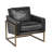Ken Top Grain Leather Accent Chair -1366695711