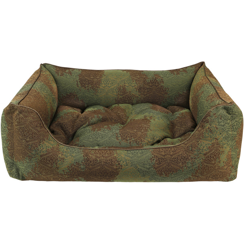 Orthopedic Pet Bed, Small (70cm W x 50cm D x 25cm H), Green