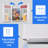 BANGSON 3.2 Cu.Ft Mini Fridge with Freezer, Low Noise Energy Efficient Compact Refrigerator for Dorm Room, Apartment，Office，White-108687581