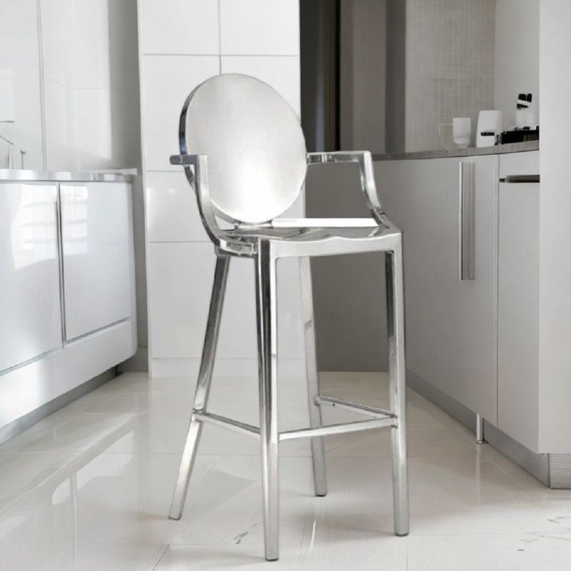 Tabouret en métal Fowers Arm
