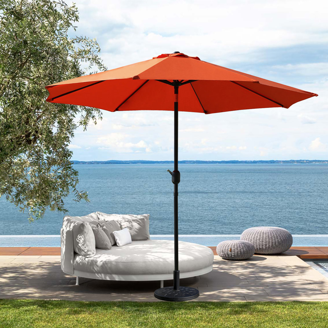 Mushtaaq 107.87'' Market Umbrella Arlmont & Co.