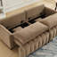 Canapé-lit futon, canapé-lit futon confortable avec 2 coussins carrés, canapé-lit convertible avec dossier réglable-1691933654