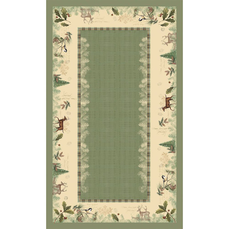 Nappe Woodland Forest, L 120 po x l 70 po