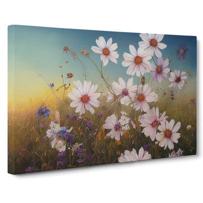 Riveting Wildflowers Floral - Wrapped Canvas