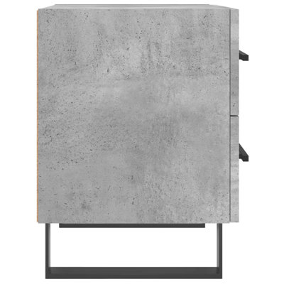Mudoch 40cm W Iron Bedside Table