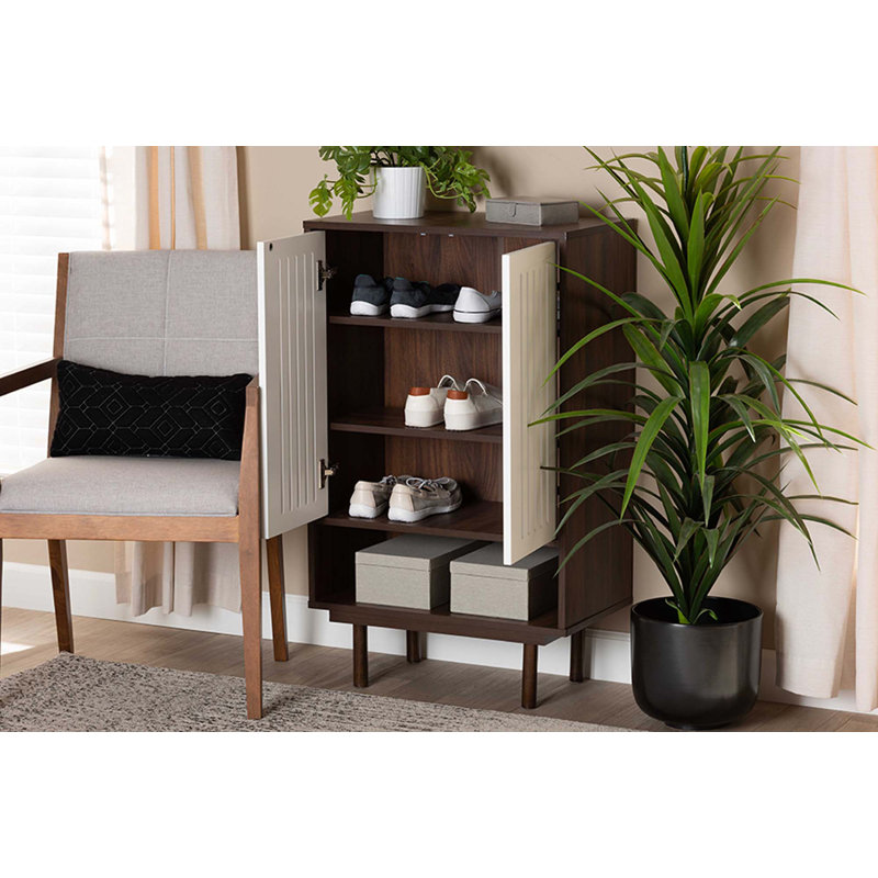16 Pair Shoe Storage Cabinet