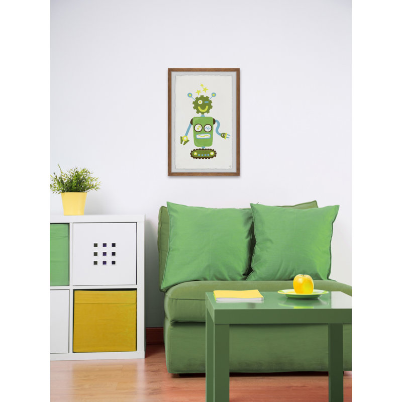 «I Am a Robot» par Francine, reproduction d'art sur papier, H 30 po x l 20 po x P 1,5 po