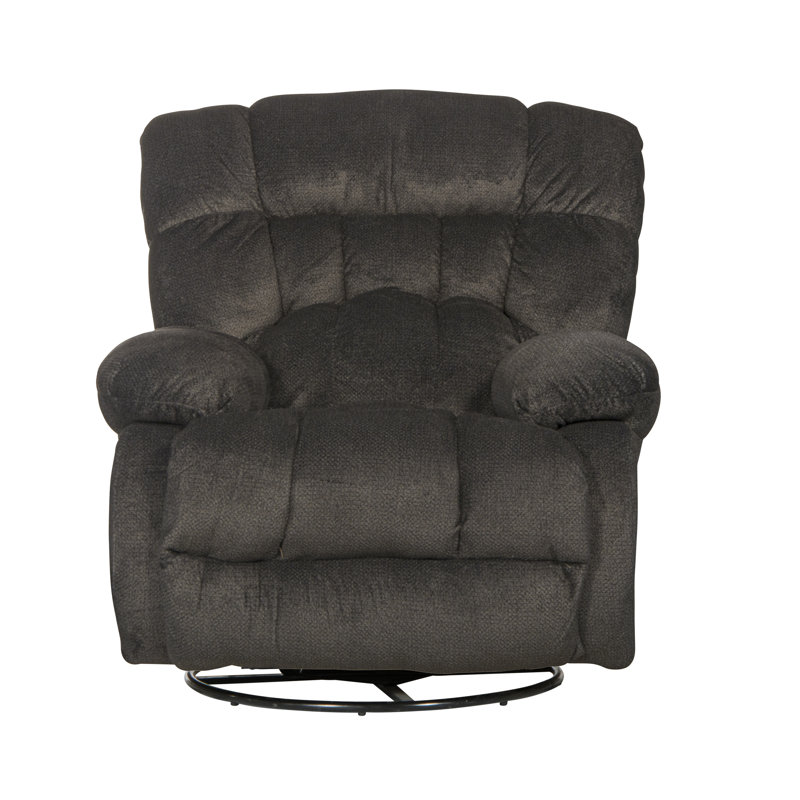 Daly Upholstered Recliner, Manual, Cobblestone, Swivel Glider