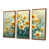 Toile avec cadre flottant brun