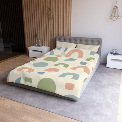Microfiber Duvet Cover Boho Style, Design 81