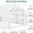 Outsunny Walk-In Tunnel Greenhouse With Zippered Mesh Door & 8 Mesh Windows, Gardening Plant Hot House With Galvanized Steel Hoops