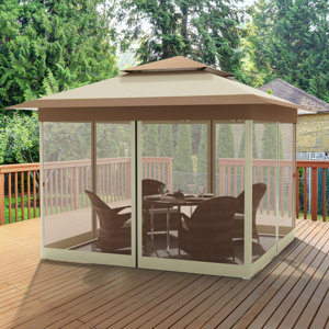 11 Ft. W x 11 Ft. D Metal Patio Gazebo