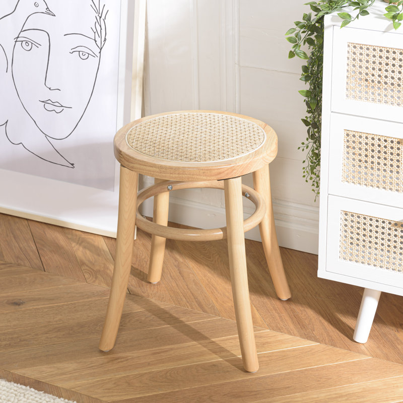 Benji Solid Wood Accent Stool