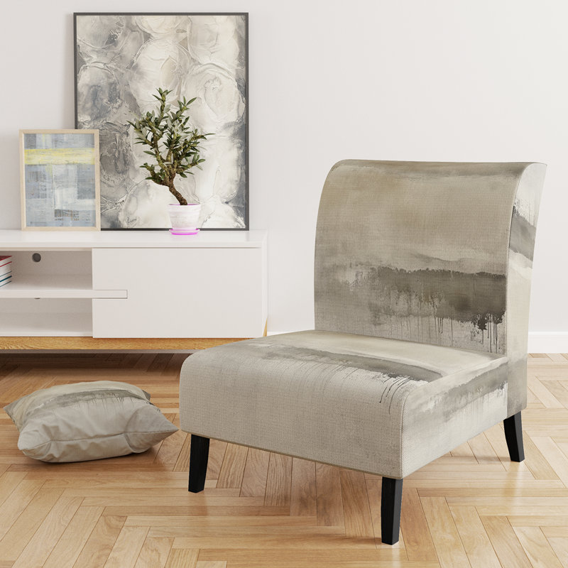 Fauteuil de chambre Abstract Minimalisme, Slipper Armless
