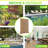 72" H x 47" W Metal Privacy Screen, Outdoor Privacy Screens - Decorative Outdoor Divider with Stand, Outdoor privacy Panels for Balcony & Patio-112246375
