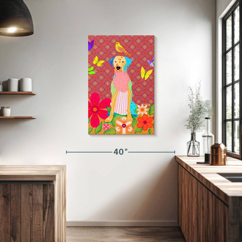 Brampt Tall Dog, 36" H x 24" W