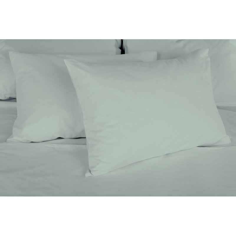 Oslo Plain Weave / Muslin Fitted Sheet, Single (3'), Ocean
