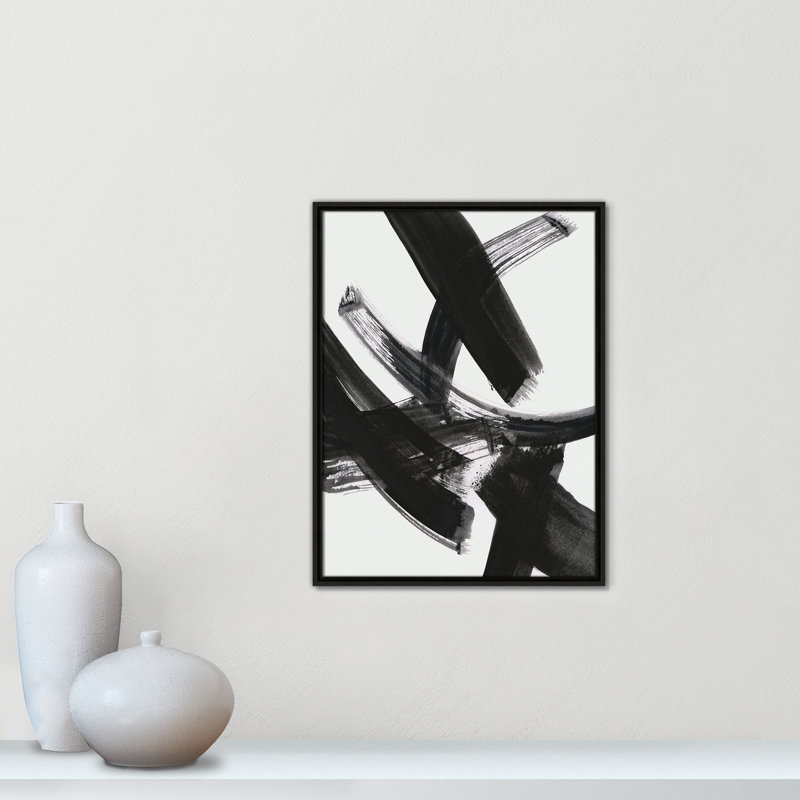 «Black Magic I Print» par Susan Jill, Espresso, H 25,5 po x l 19,5 po x P 2 po