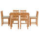 Leahny 55'' Rectangular 6 - Person Outdoor Dining Set with Cushions