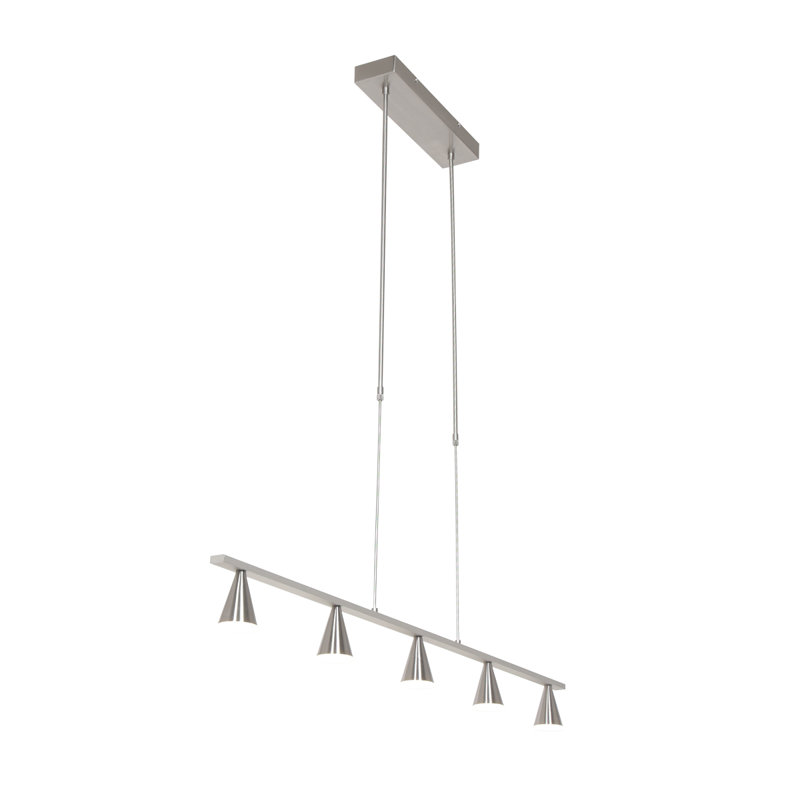 Vortex 5 - Light Geometric Pendant, Steel