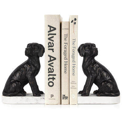 Serre-livres pour chien pour livres lourds, serre-livres Labrador Retriever pour livres lourds avec base antidérapante