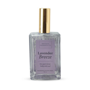 Brooklyn Fragrance Co. Ombre Spa Room Spray – Premium Lavender Breeze Scent - Long Lasting Fragrance For Home, Office Or Bathroom – Air Freshener Rectangle Spray Bottle – 100 Ml