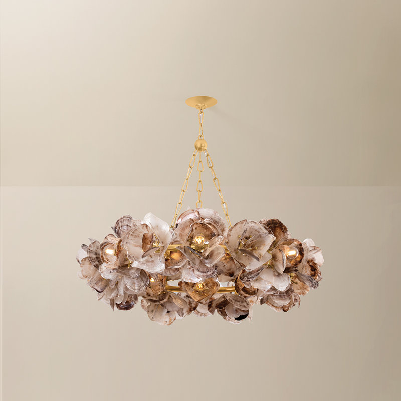 Fiorello Pendant, 104" H x 40" W x 40" D, 14 Lights