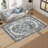 Bessi Machine Washable Oriental Blue Area Rug-1195452187