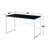 Writing Desk, Rectangular Desk With Metal Frame