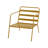 Mobile Simple Wrought Iron Leisure Chair (Set of 2)-1493135599