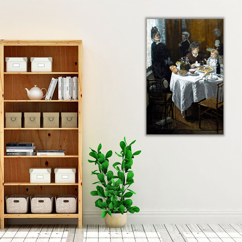 Le déjeuner, Allemagne, 2017 - reproduction d'art sur toile, H 36 po x l 24 po