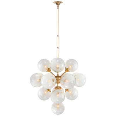 AERIN Cristol Large Tiered Chandelier