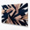 «Geometric Abstraction 88», art mural sur toile bleue