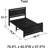 Metal Bed Frame with Strong Steel Slat Support, Heavy Duty Platform Bed-813924969-813924970