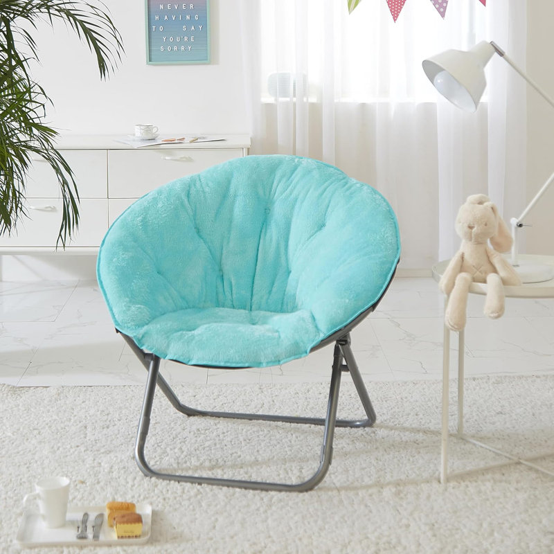 Fauteuil Papasan Giles, Argent, Turquoise