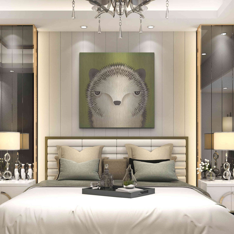 Luxe Baby Art «Baby Hedgehog» par Ryan Fowler, rencontre «Baby Hedgehog» par Ryan Fowler, H 36 po x l 36 po