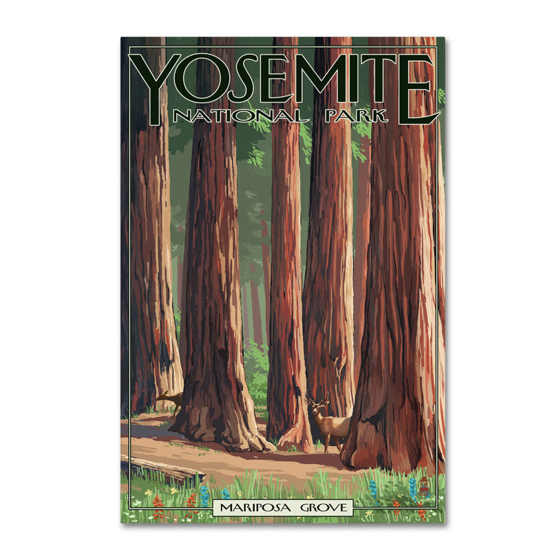 Publicité rétro sur toile Kadey «Travel Poster 110», H 19 po x l 12 po x P 2 po