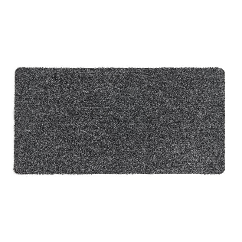  Kitchen Mat, Rectangle W75 x L150 cm, Black