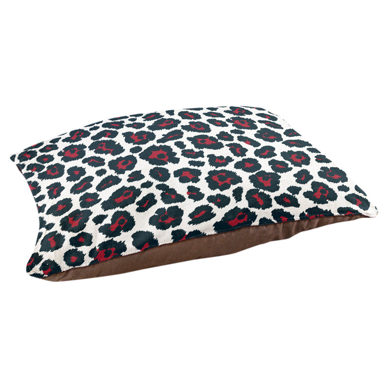Coussin d'extérieur Indianapolis, Petit (l 18 po x P 28 po x H 4 po), Blanc / rouge combat / bleu acier profond