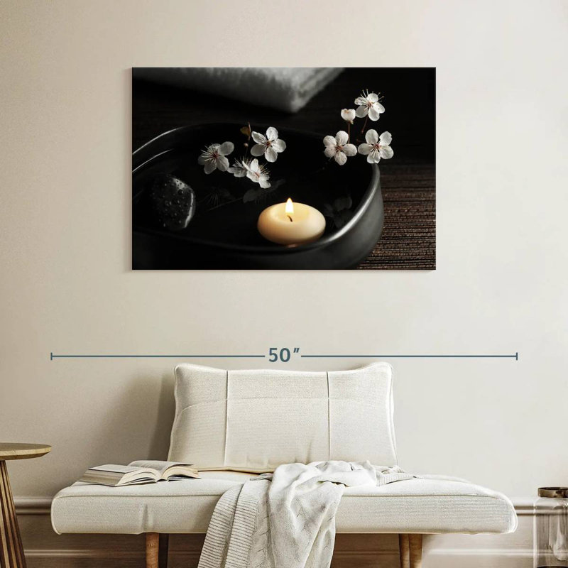 Spa floral délicat Kerrick, H 26 po x l 39 po