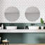 14cm W x 28cm L Aluminum Peel and Stick Subway Tile-462172609