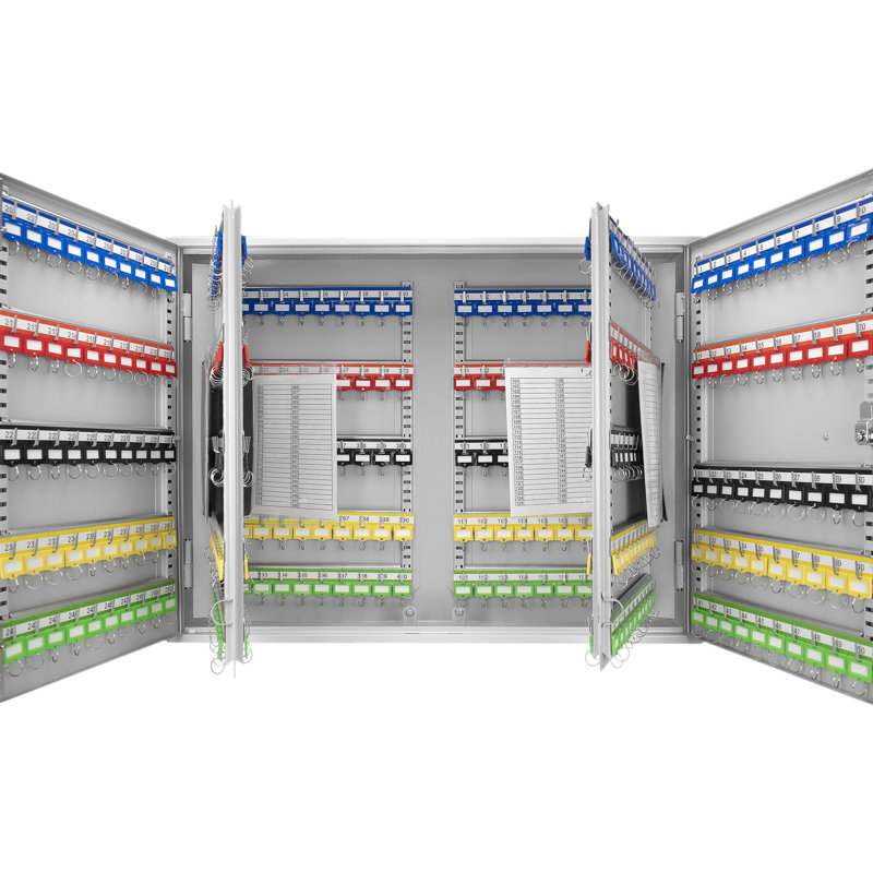 400 Keys Adjustable Key Lock Box With Digital Lock Grey