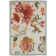 Hollander Floral Hand Hooked Wool Light Blue Area Rug