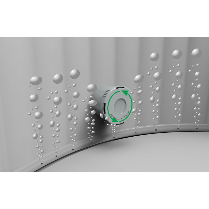 Jleisure Avenli 105 - Jet Vinyl Round Hot Tub in Black