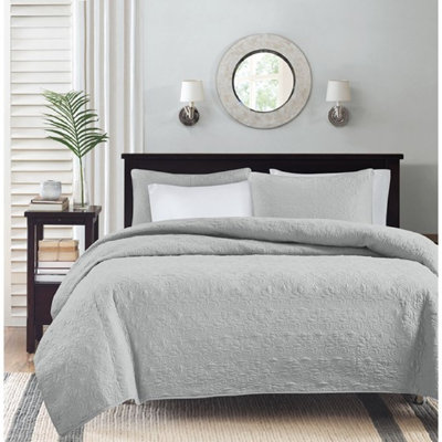 Madison Park Quebec Reversible Quilt Set King/cal King - Antimicrobial & Summer Friendly