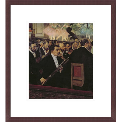 «The Opéra Orchester» par Edgar Degas, impression giclée encadrée