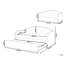 Amaryss Upholstered Daybed with Trundle-204066711