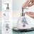 White bathroom accessory set