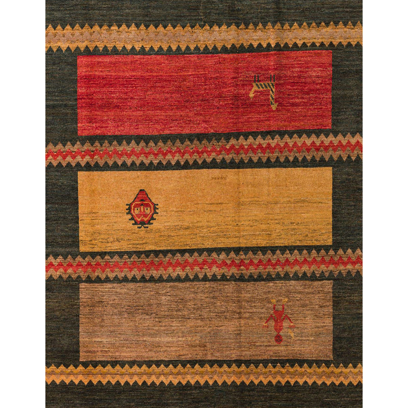 100% Machine Washable Abstract 4667 Area Rug, Rectangle 7' x 9'